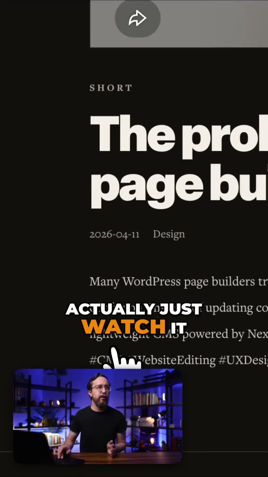 Keeping shortform content alive on your website