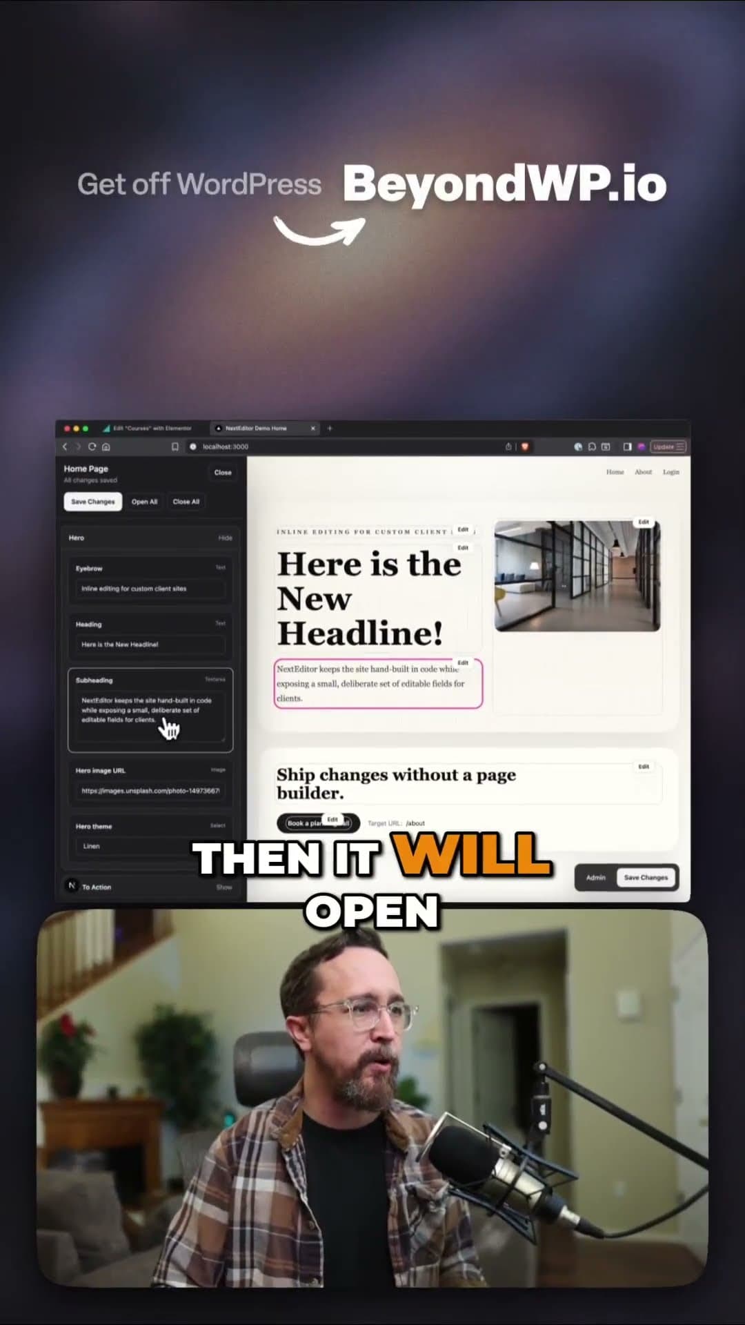 Next.js CMS vs WordPress