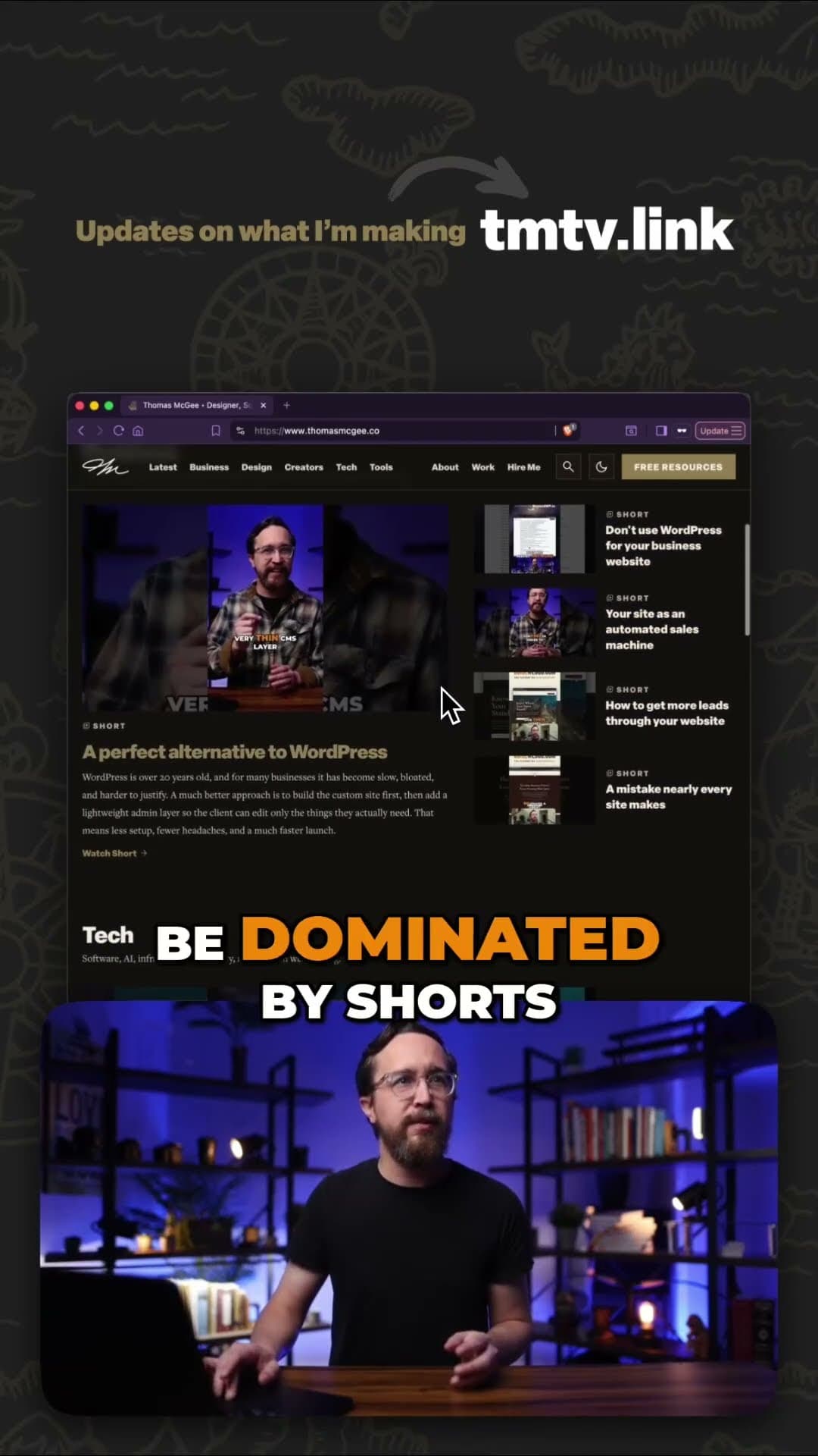 A better approach to a content-driven website