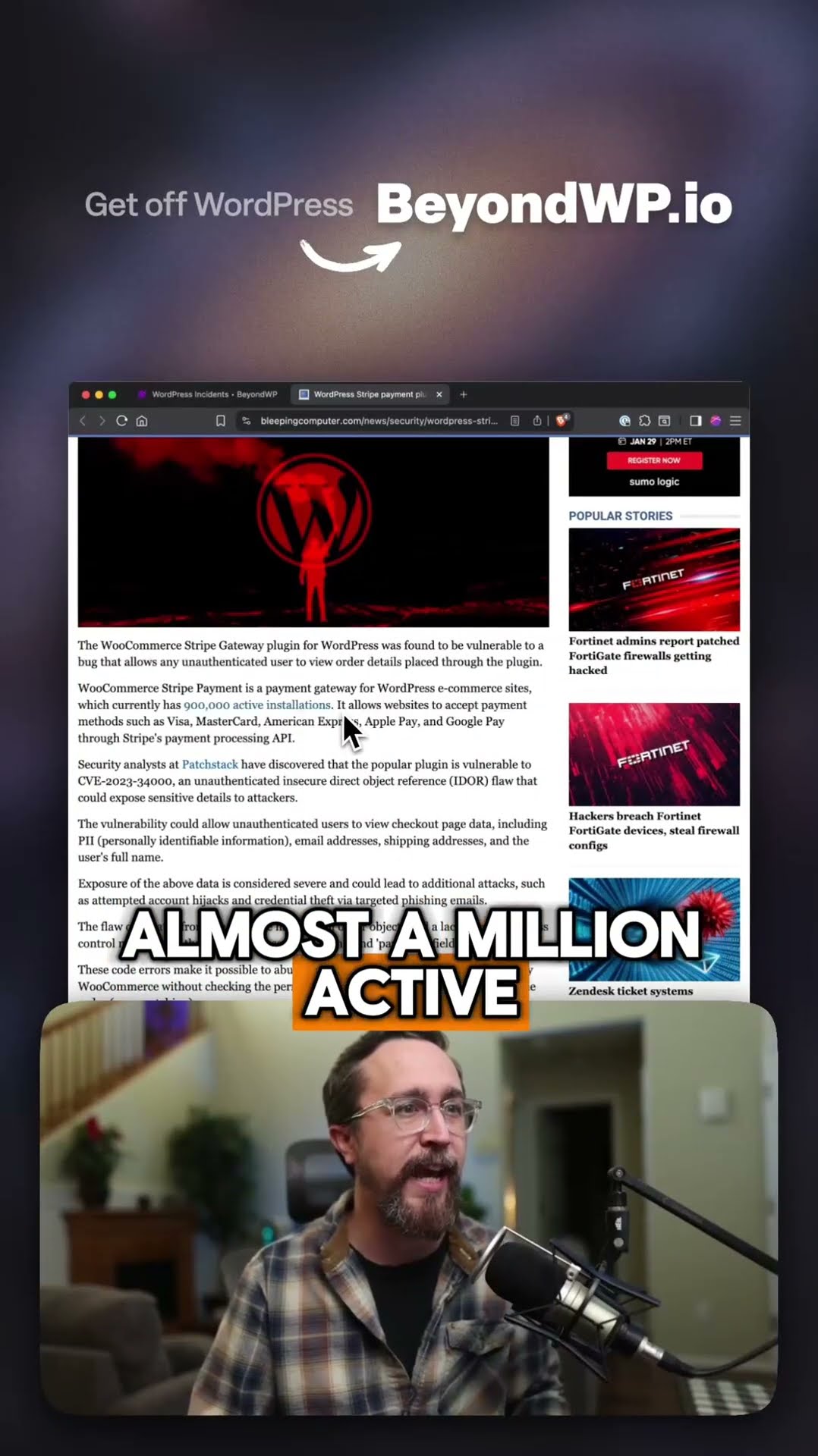WordPress WooCommerce payment plugin vulnerability